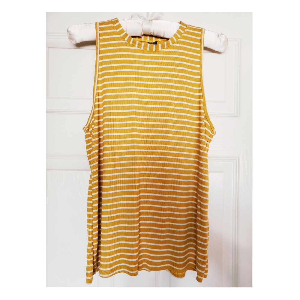 Volcom Women Sleeveless Stripe Ribknit Top